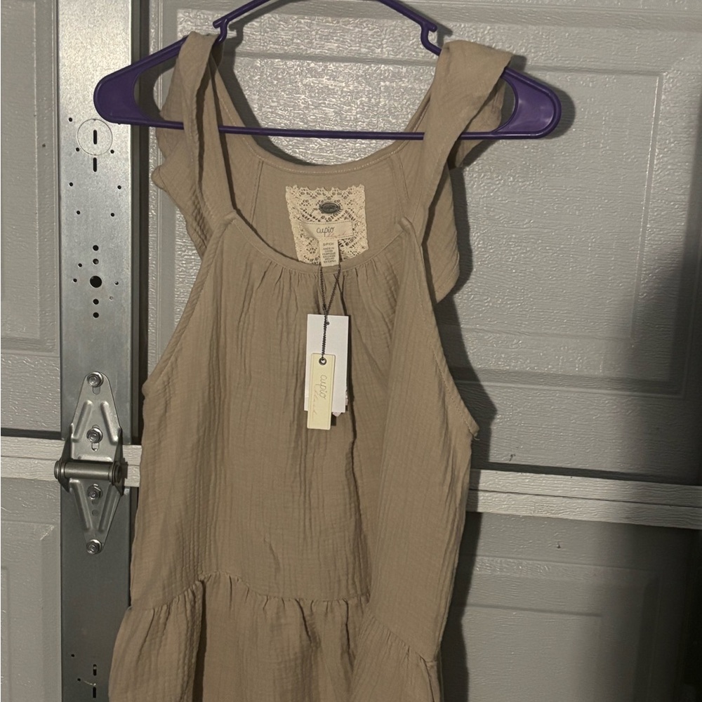 (NWT) Cupio Tan Mini Dress